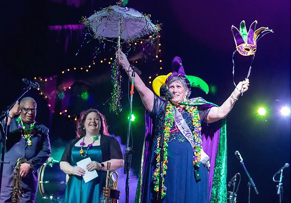 Annual Jesters Ball people at Mardi Gras page pageant