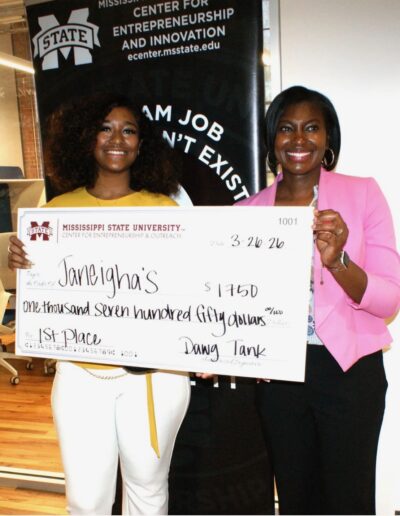 people accepting large check