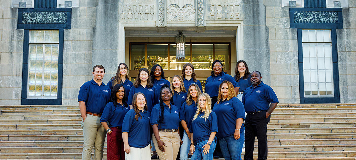 Leadership 2026 participants on the MS Capital steps
